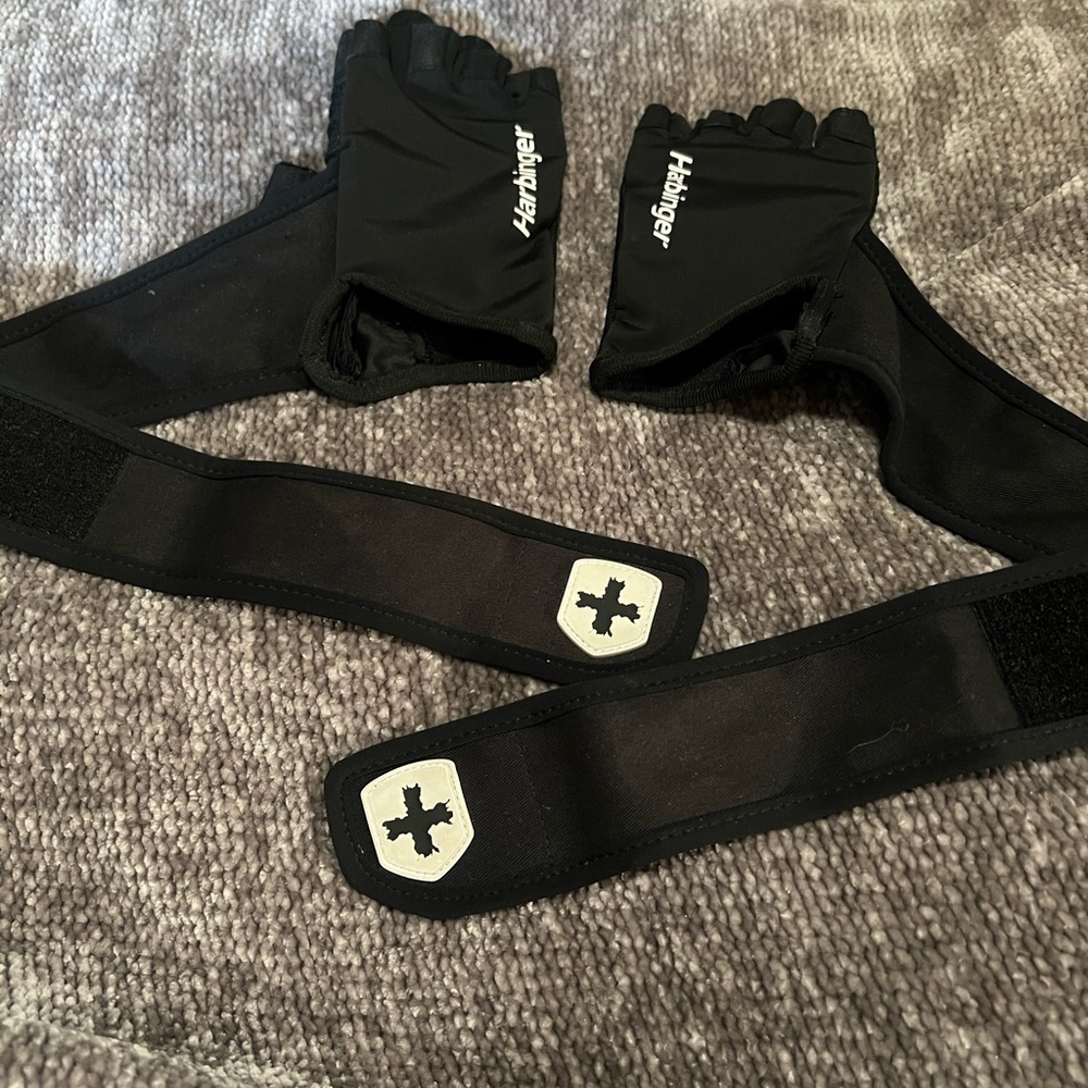 Harbinger Weightlifting Gloves Wrist Wraps M